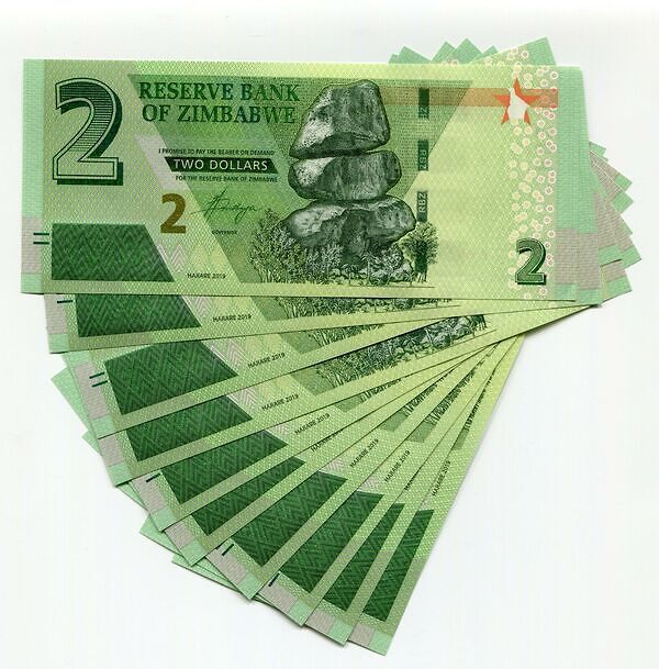paper money currency 250 Pieces x Zimbabwe 20 Billion Dollar banknotes 